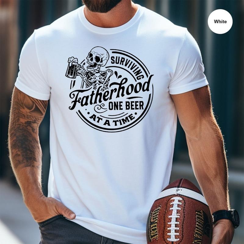 Surviving Fatherhood One Beer At A Time Shirt, FatherS Day Gift, Funny Dad Shirt, Gift For Dad, Beer Lover Dad Shirt ,Dad...