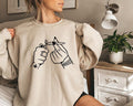 Sweatshirt  Shirt Girly  Shirt Hand Sweatshirt  Sweatshirt Smoke  And Be Kind  Sweatshirt Hoodie | ZylaModa.com