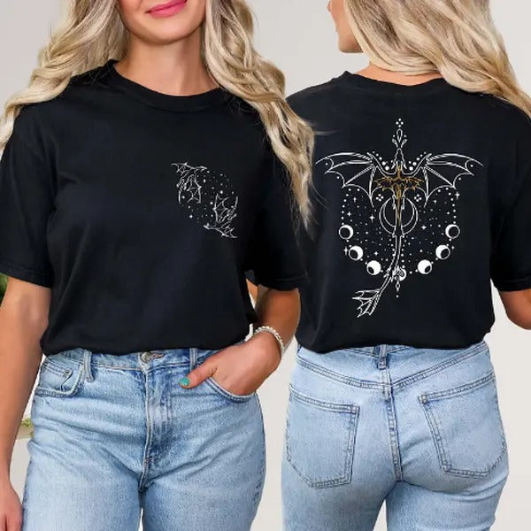 Fourth Wing Dragon Rider T-Shirt/ Sweatshirt Unisex Medium-Heavy Fabric Loose Fit Hoodie | ZylaModa.com