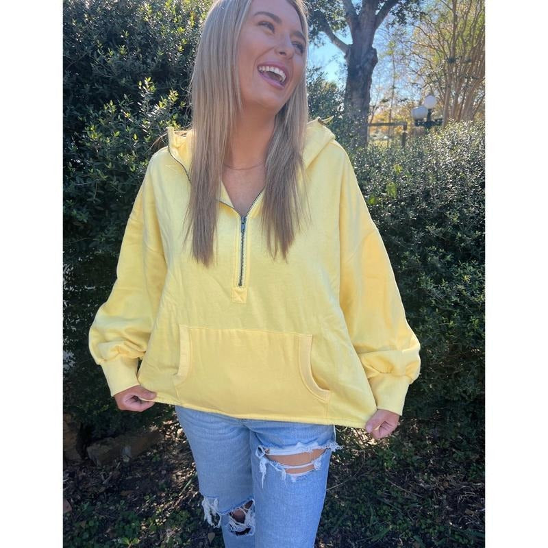 Sweet like Honey Yellow quarter zip hoodie T-Shirts, Sweatshirt | ZylaModa.com