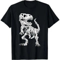 T-Rex Skeleton Dino bones paleontologist Fossil Dinosaur T-Shirt Made in USA Hoodie, Sweatshirt | ZylaModa.com