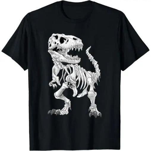 T-Rex Skeleton Dino bones paleontologist Fossil Dinosaur T-Shirt Made in USA Hoodie, Sweatshirt | ZylaModa.com