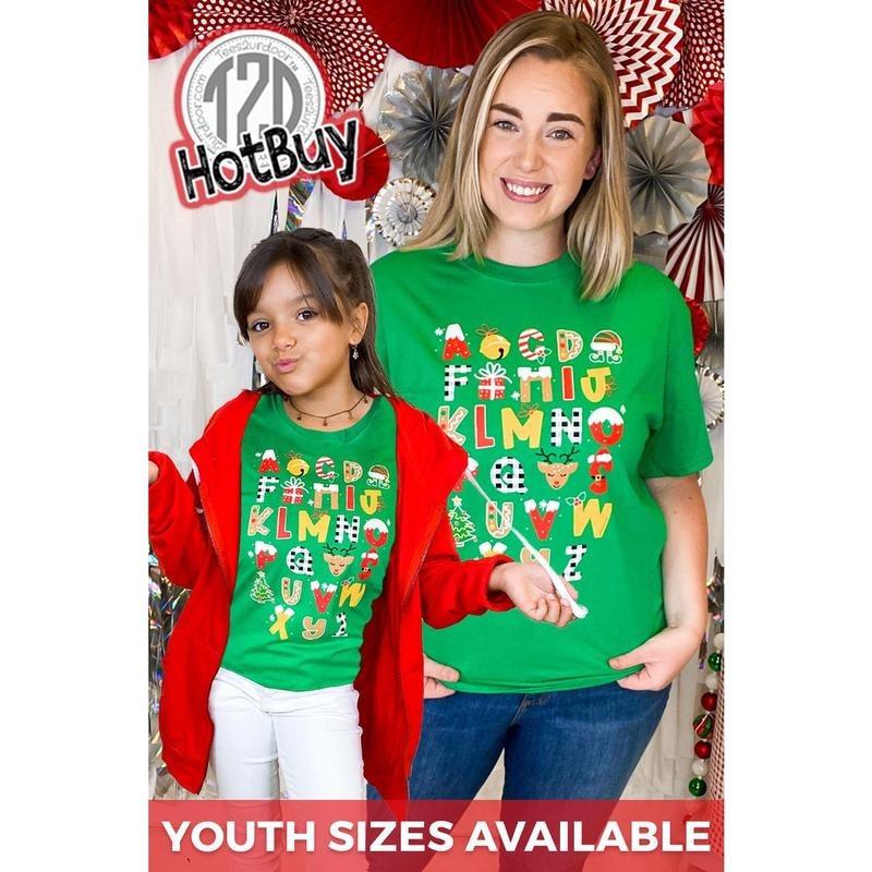 T2D Alphabet Christmas T-Shirt Hoodie, Sweatshirt | ZylaModa.com