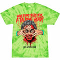 RE-ANIMATOR: TALKING HEAD - T-SHIRT (RE-AGENT GREEN TIE DYE) Hoodie, Sweatshirt | ZylaModa.com (Image 1)