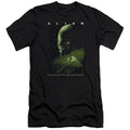 Alien Lurk Premium Bella Canvas Slim Fit Mens T Shirt Black Hoodie, Sweatshirt | ZylaModa.com