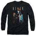 Alien Around The Cornermens Long Sleeve Shirt Black Hoodie, Sweatshirt | ZylaModa.com