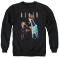 Alien Around The Corner Mens Crewneck Sweatshirt Black T-Shirts, Hoodie | ZylaModa.com