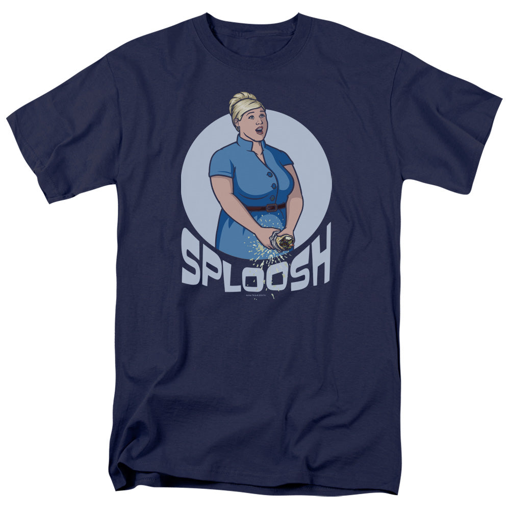 Archer Sploosh Mens T Shirt Navy Blue Hoodie, Sweatshirt | ZylaModa.com