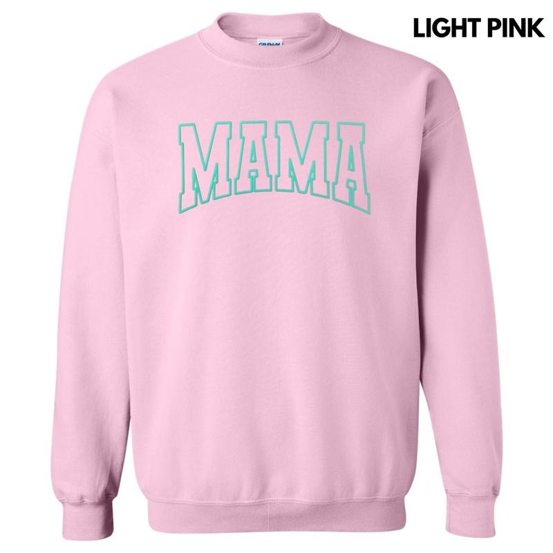 TEAL Mama Puff Outline Sweatshirt T-Shirts, Hoodie | ZylaModa.com