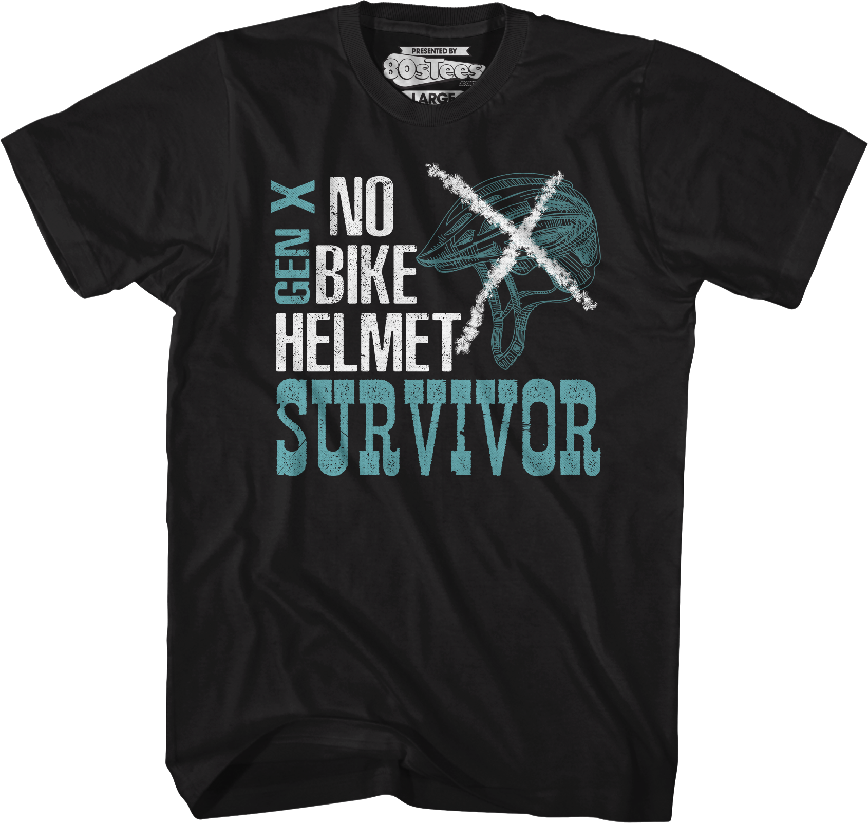 No Bike Helmet Survivor T-Shirt Hoodie, Sweatshirt | ZylaModa.com (Image 5)