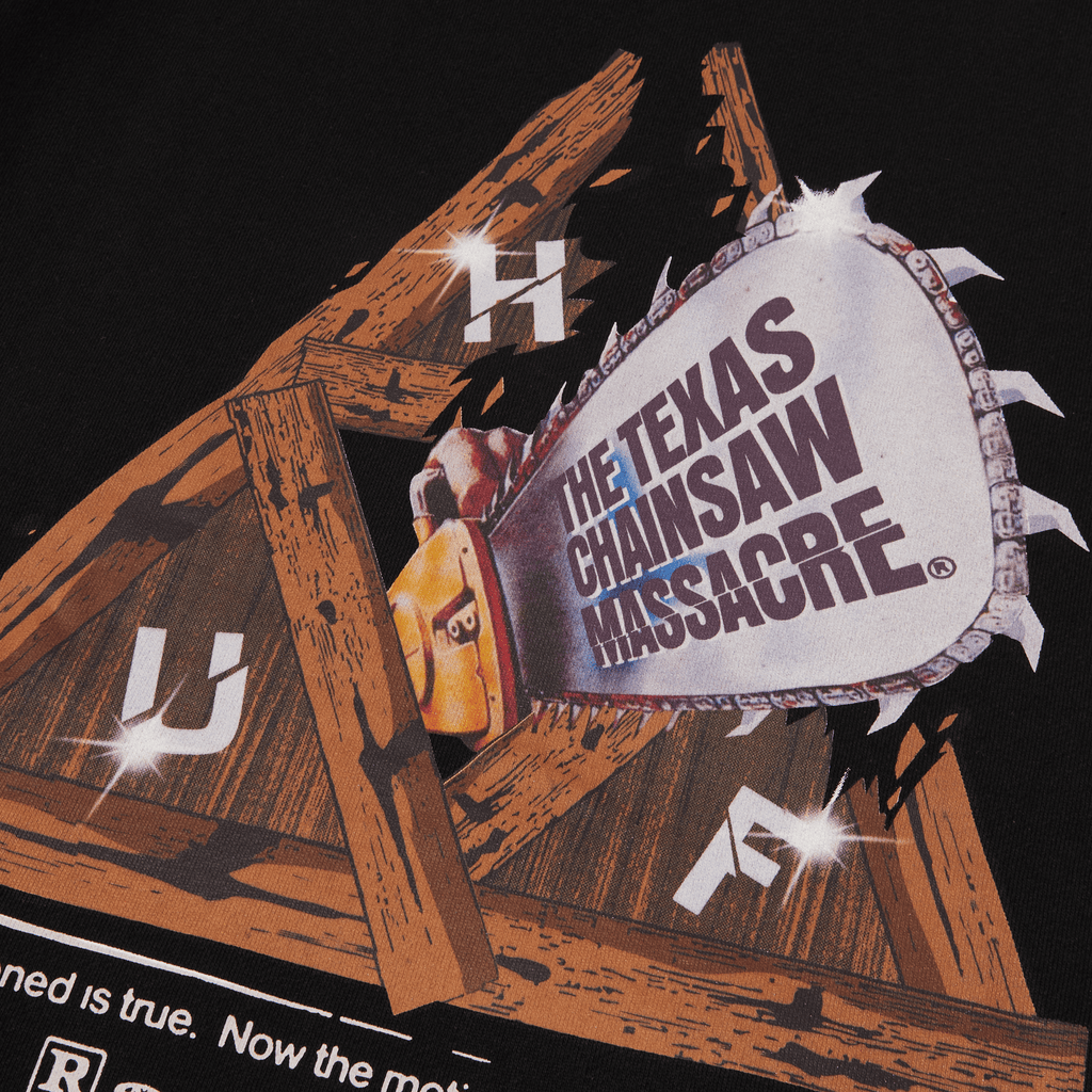 HUF x The Texas Chainsaw Massacre Triple Triangle Pullover Hoodie T-Shirts, Sweatshirt | ZylaModa.com (Image 3)