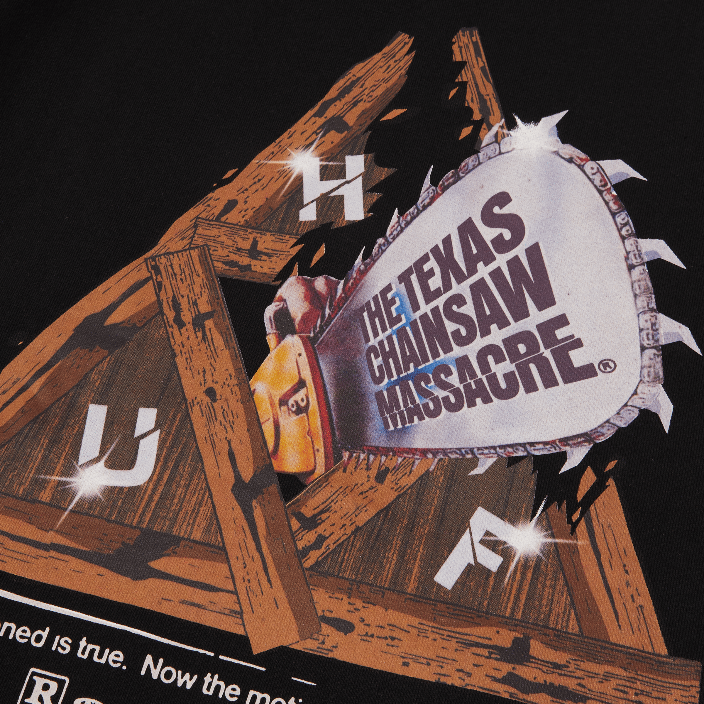 HUF x The Texas Chainsaw Massacre Triple Triangle Pullover Hoodie T-Shirts, Sweatshirt | ZylaModa.com (Image 3)