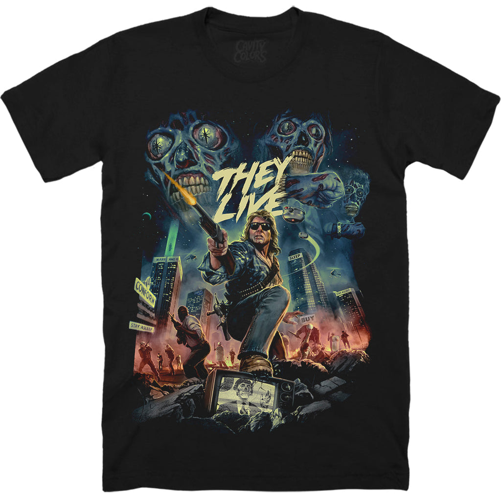 THEY LIVE - T-SHIRT Hoodie, Sweatshirt | ZylaModa.com (Image 1)