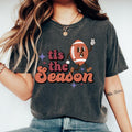 TIS THE SEASON FOOTBALL SHIRT (COMFORT COLORS T-SHIRT, CAUSAL SHIRT UNISEX, FALL CLOTHING, GRAPHIC APPAREL) Cotton Fabric...