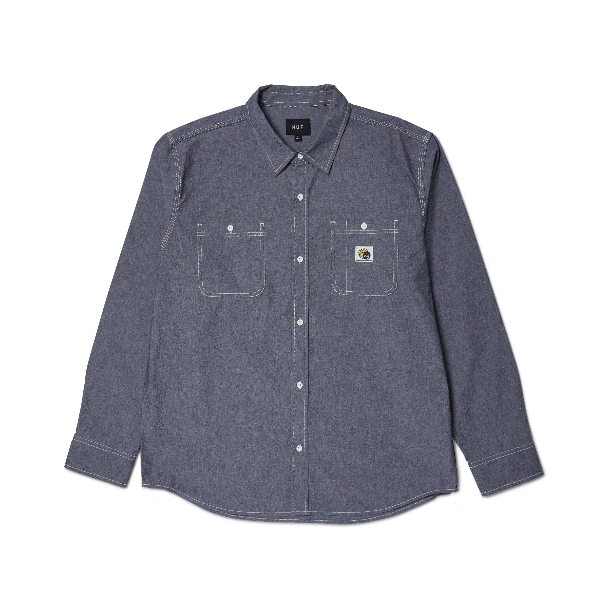 Total Eclipse Chambray Shirt Hoodie, Sweatshirt | ZylaModa.com (Image 1)