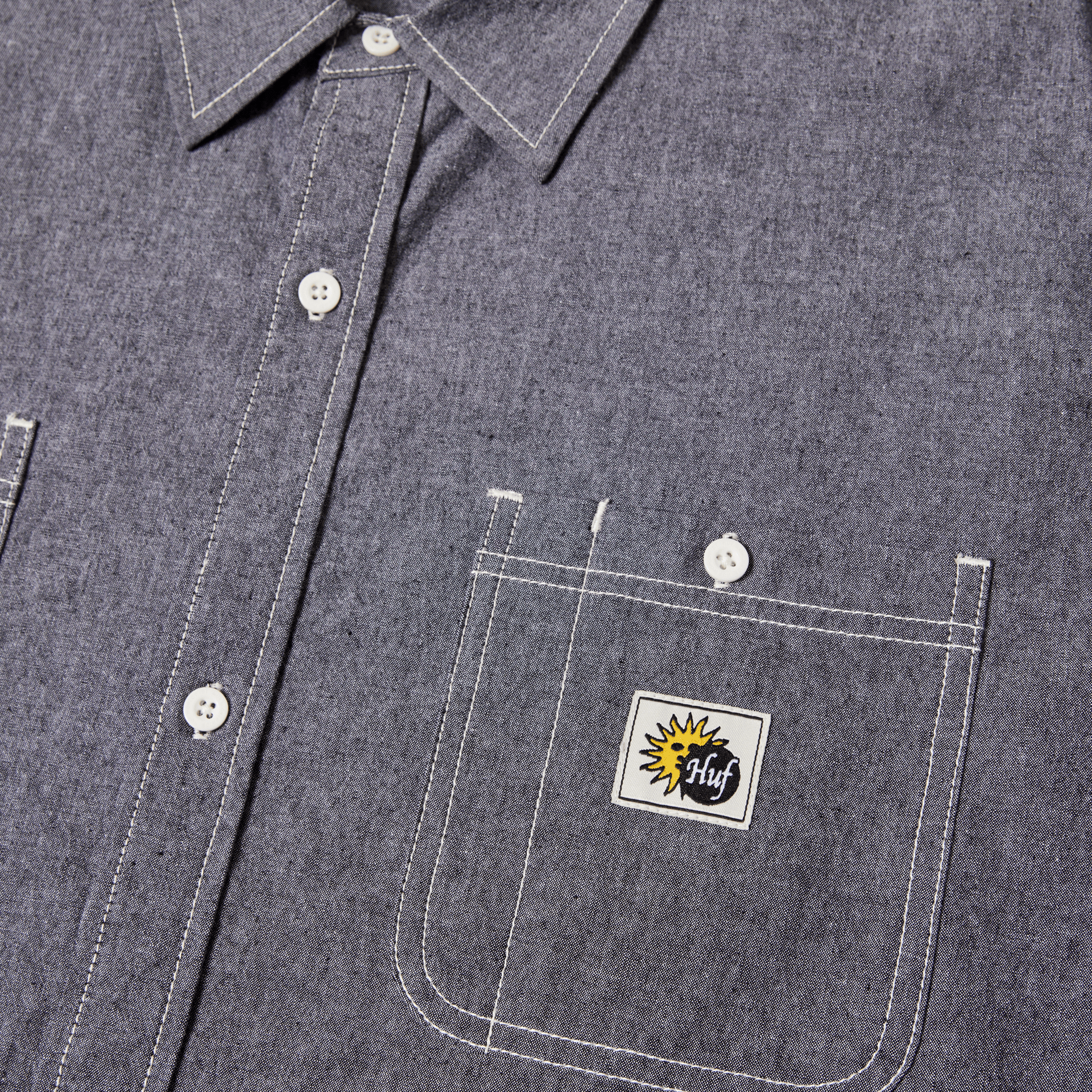 Total Eclipse Chambray Shirt Hoodie, Sweatshirt | ZylaModa.com (Image 3)