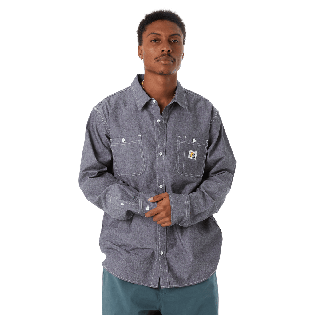 Total Eclipse Chambray Shirt Hoodie, Sweatshirt | ZylaModa.com (Image 4)