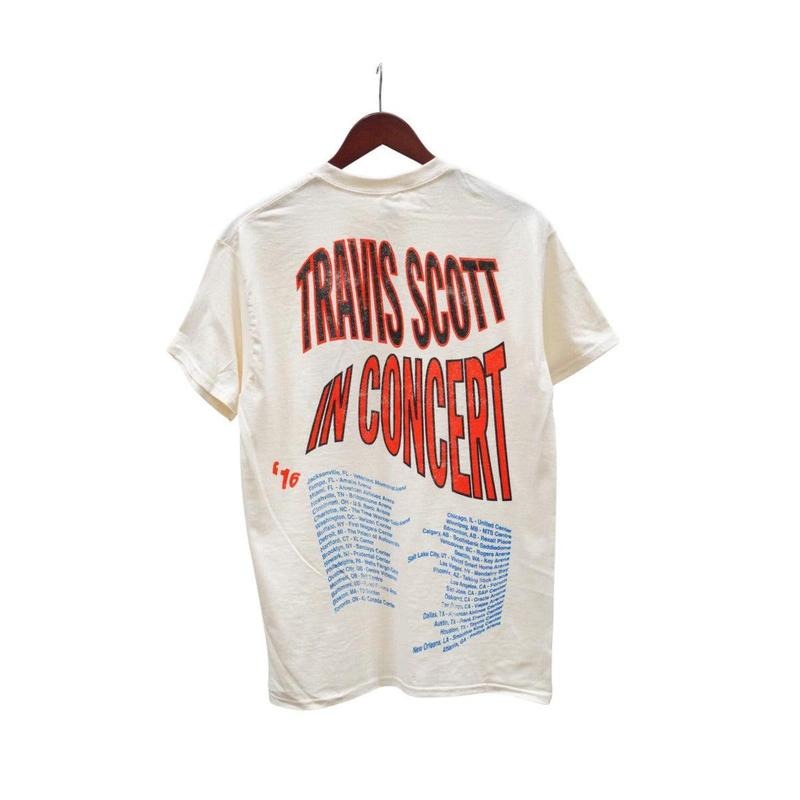 TRAVIS SCOTT Rodeo USA Tee in Beige Hoodie, Sweatshirt | ZylaModa.com