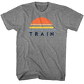 Train Sunset Official Heather T-Shirt Hoodie, Sweatshirt | ZylaModa.com