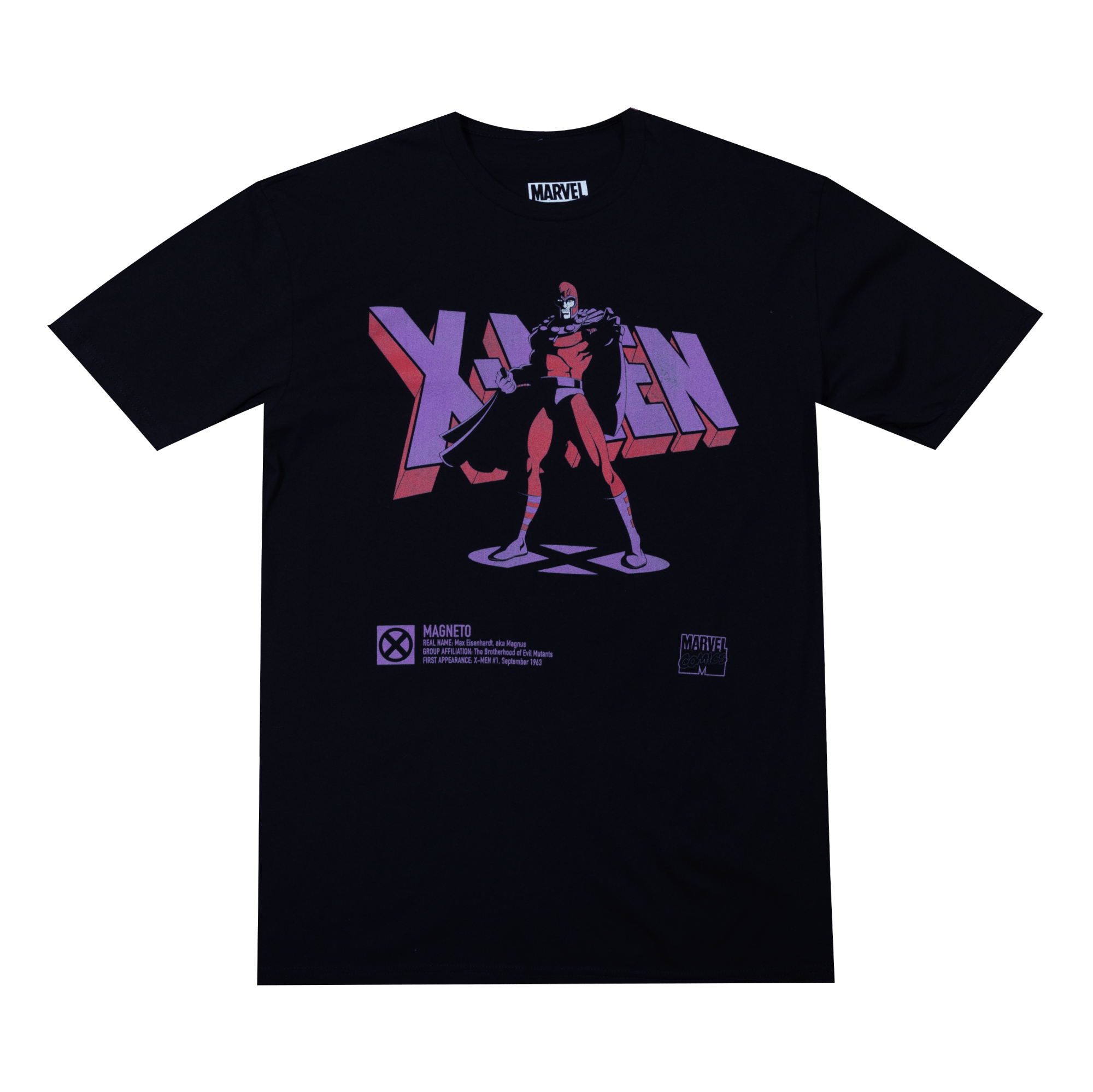 X-Men 90's Magneto Black Tee Hoodie, Sweatshirt | ZylaModa.com (Image 1)