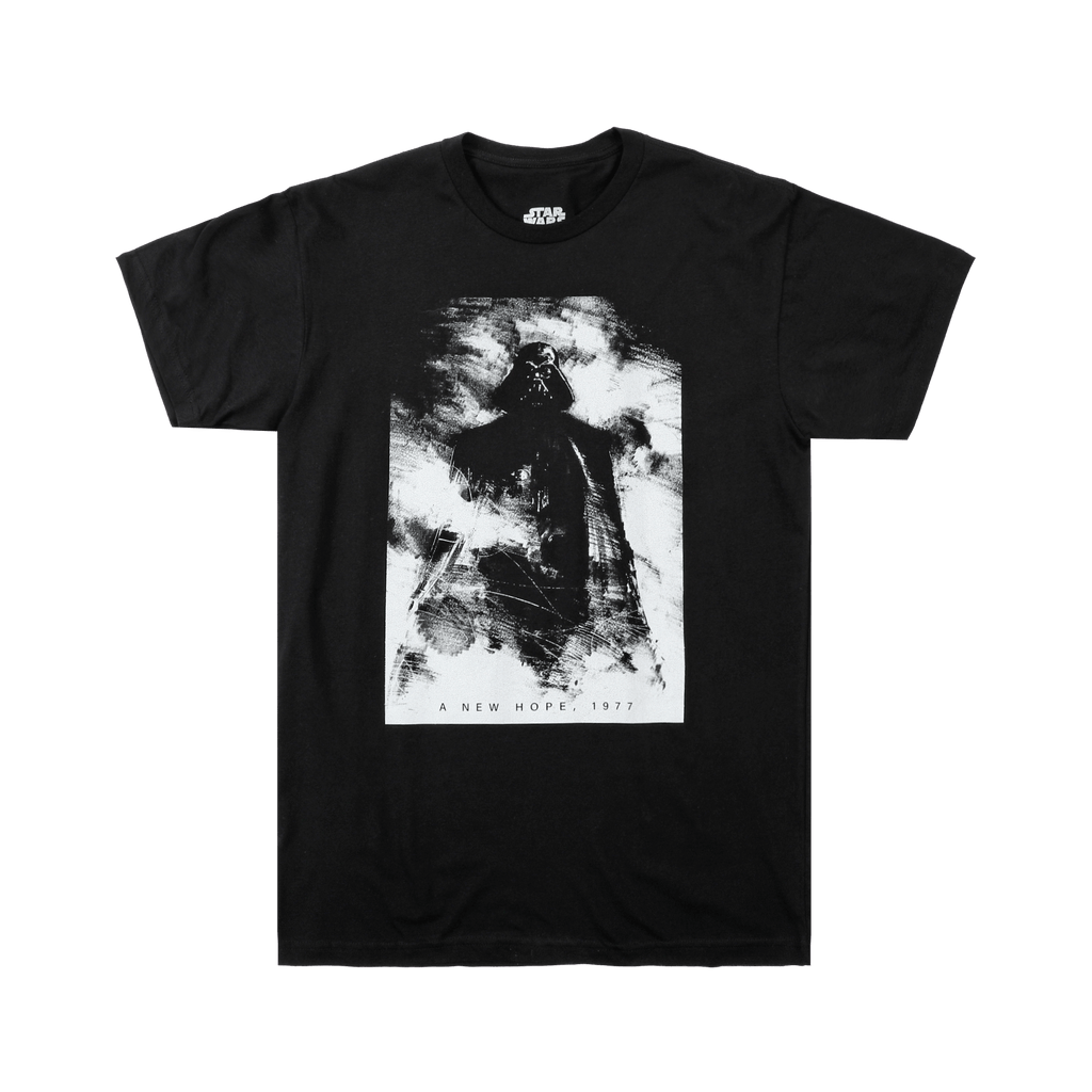 Vader Illustration Charcoal Tee Hoodie, Sweatshirt | ZylaModa.com (Image 1)