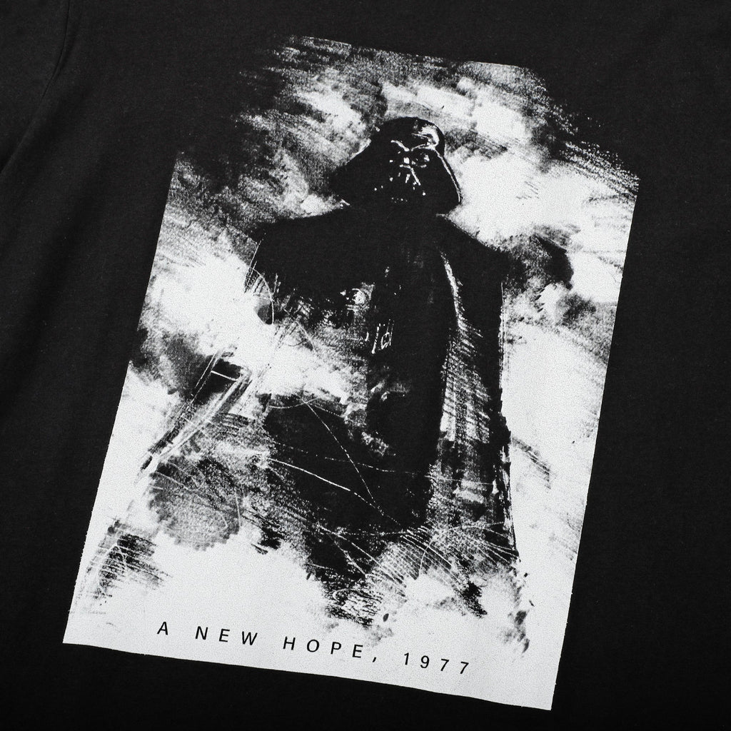 Vader Illustration Charcoal Tee Hoodie, Sweatshirt | ZylaModa.com (Image 2)