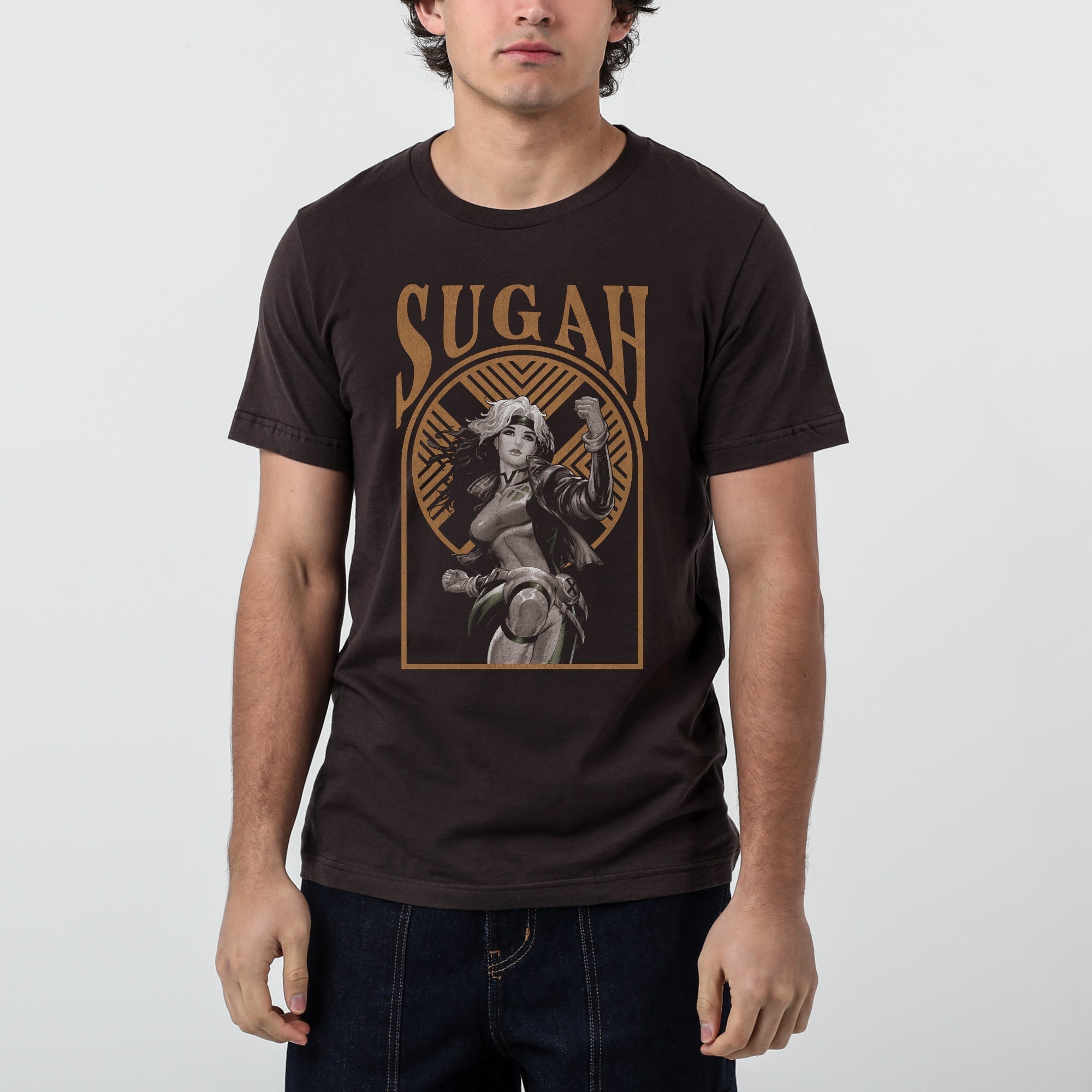 X-Men Rogue Sugah Brown Tee Hoodie, Sweatshirt | ZylaModa.com (Image 2)