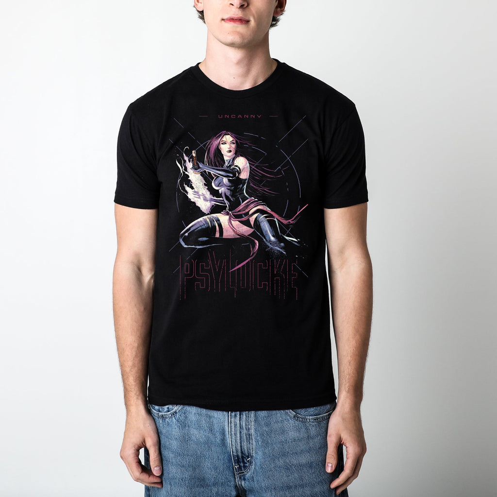 Uncanny X-Men Psylocke Black Tee Hoodie, Sweatshirt | ZylaModa.com (Image 2)