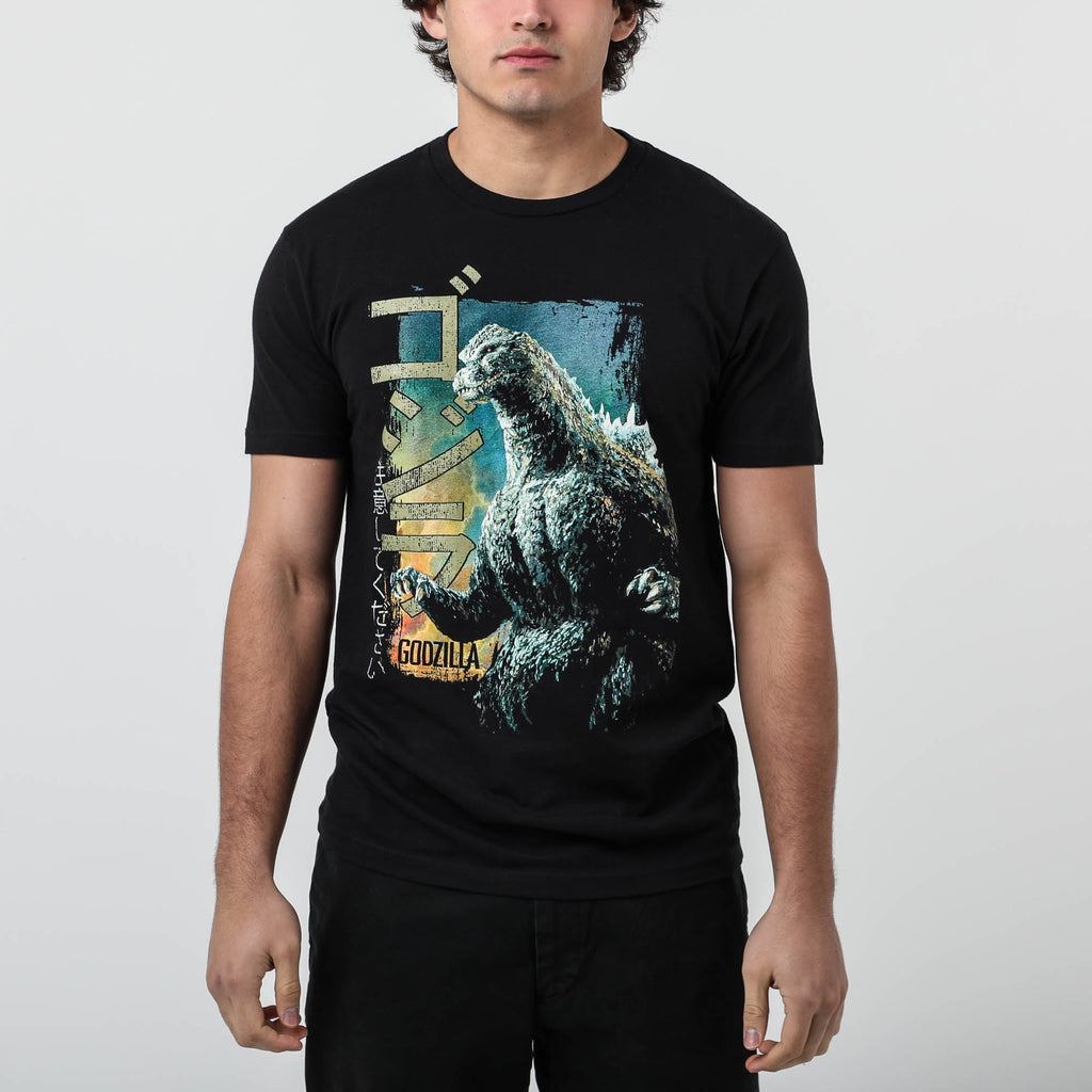 Vintage Beware Godzilla Black Tee Hoodie, Sweatshirt | ZylaModa.com (Image 2)
