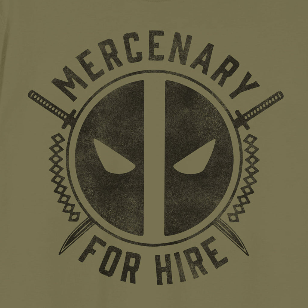 Weapon X Merc For Hire Olive Tee Hoodie, Sweatshirt | ZylaModa.com (Image 3)