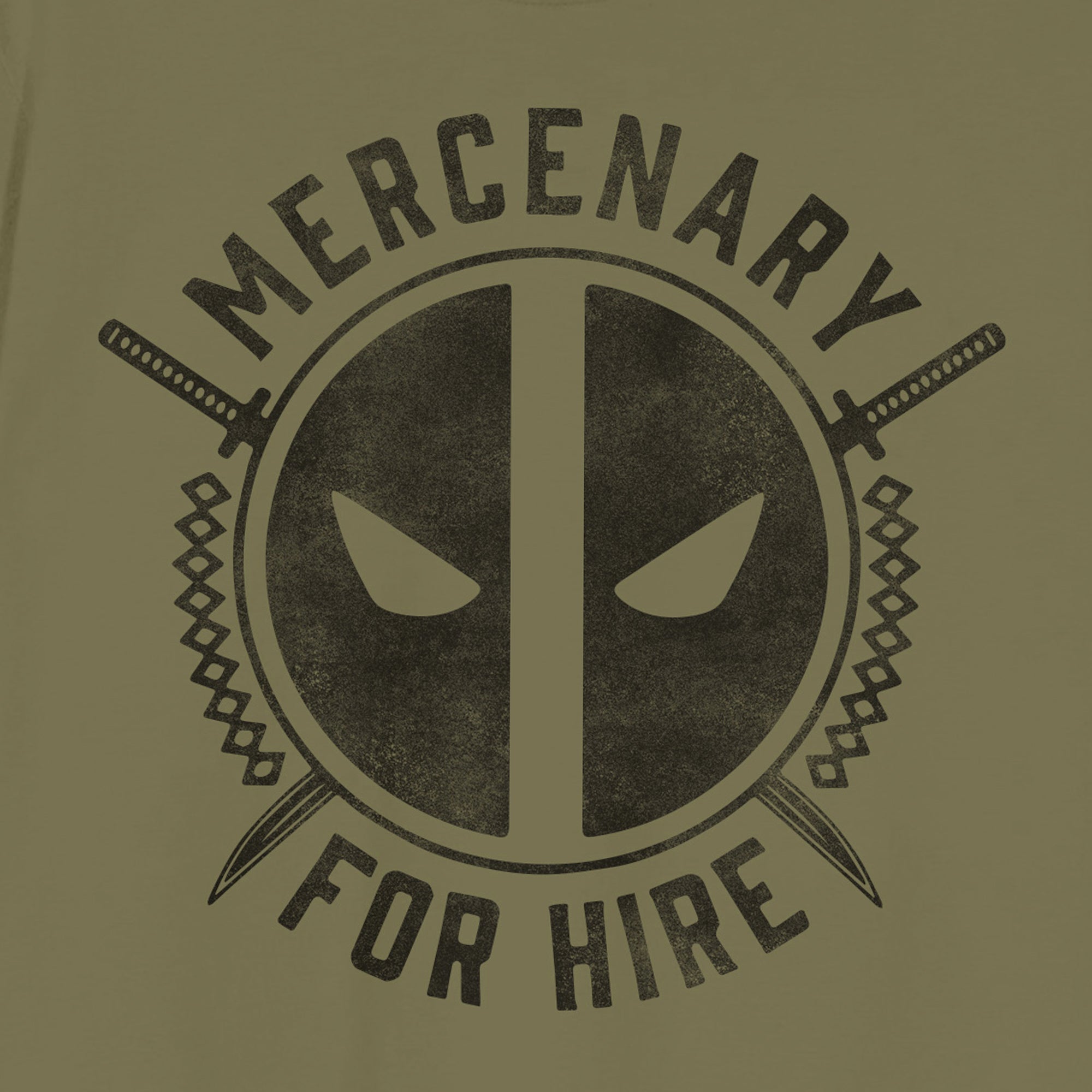 Weapon X Merc For Hire Olive Tee Hoodie, Sweatshirt | ZylaModa.com (Image 3)