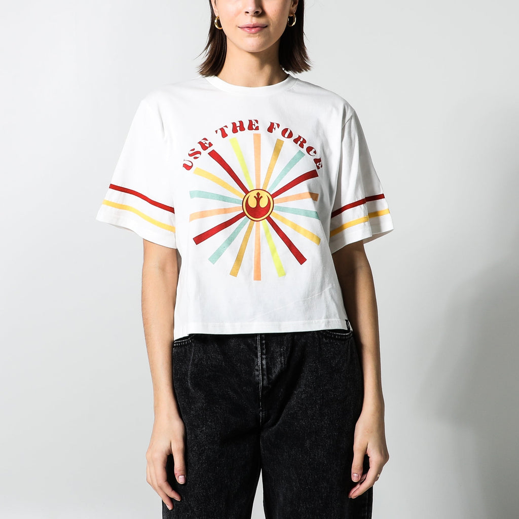 Use The Force Cropped Tee Hoodie, Sweatshirt | ZylaModa.com (Image 2)