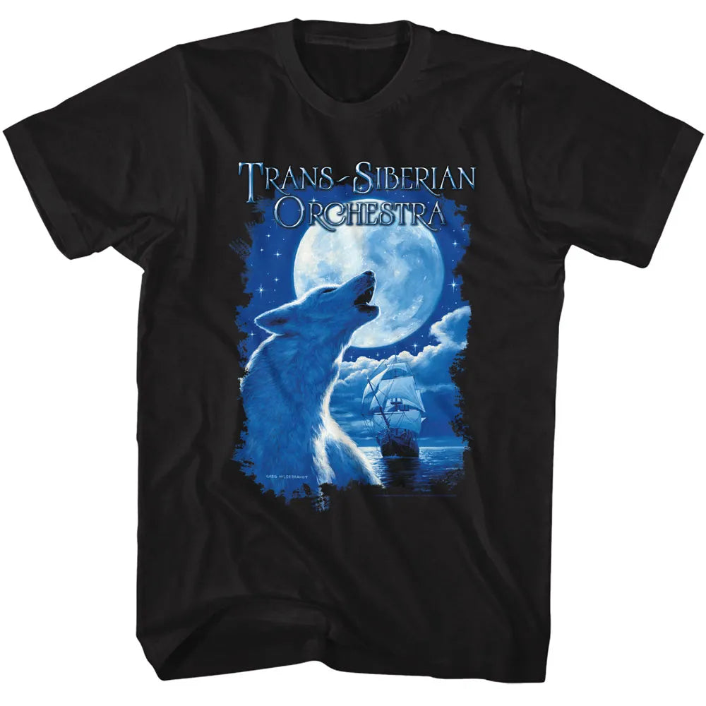 Trans-Siberian Orchestra Night Ocean Wolf Official T-Shirt Hoodie, Sweatshirt | ZylaModa.com