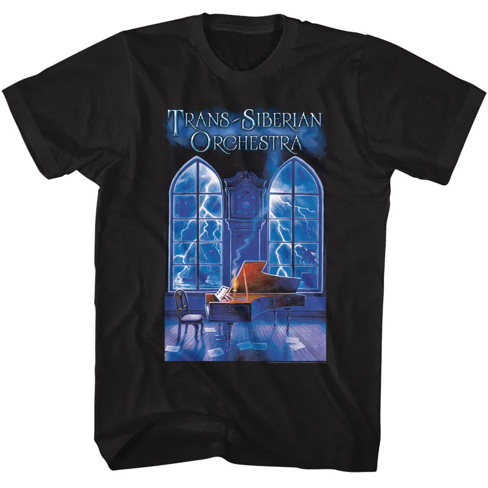 Trans-Siberian Orchestra Stormy Piano Scene Official T-Shirt Hoodie, Sweatshirt | ZylaModa.com