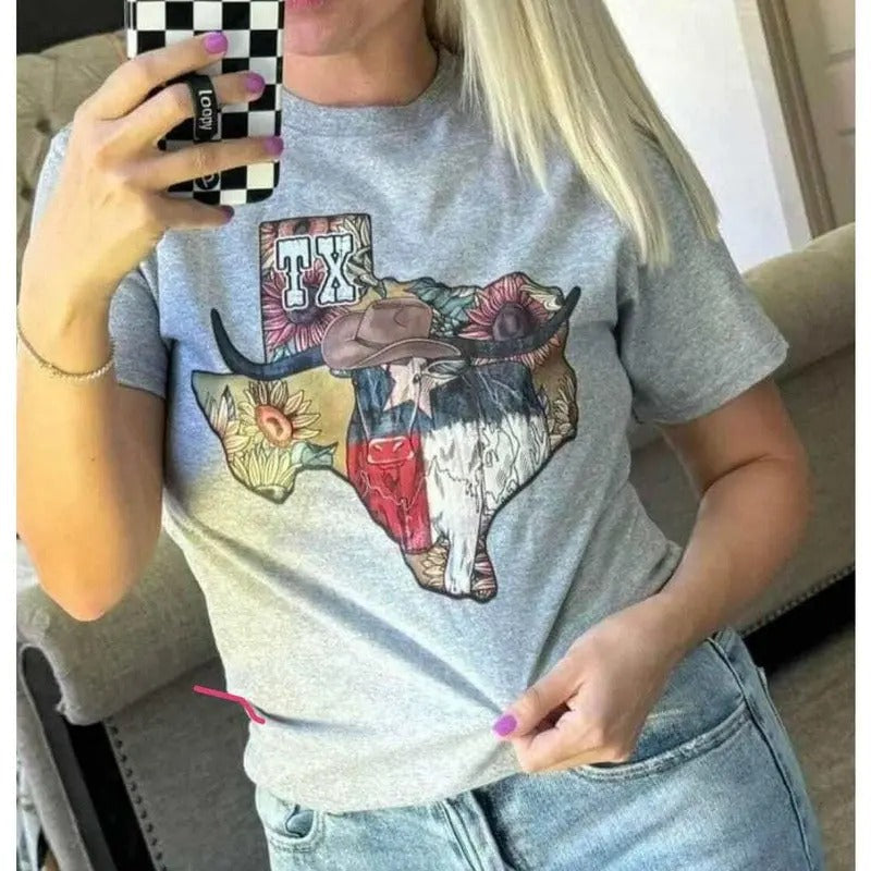 TX State Longhorn Graphic T-shirt Hoodie, Sweatshirt | ZylaModa.com