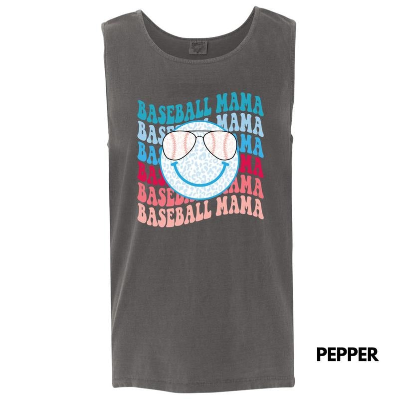 Tank Top - Cheetah Baseball Mama Comfort Colors Tank Top 'NLB' T-Shirts, Hoodie, Sweatshirt | ZylaModa.com