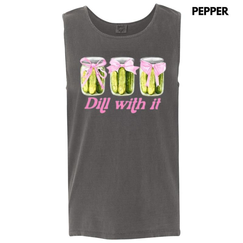 Tank Top - Dill With It Coquette Comfort Colors Tank Top T-Shirts, Hoodie, Sweatshirt | ZylaModa.com
