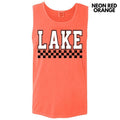 Tank Top - Lake Varsity Checkered Comfort Colors Tank Top 'NLB' T-Shirts, Hoodie, Sweatshirt | ZylaModa.com