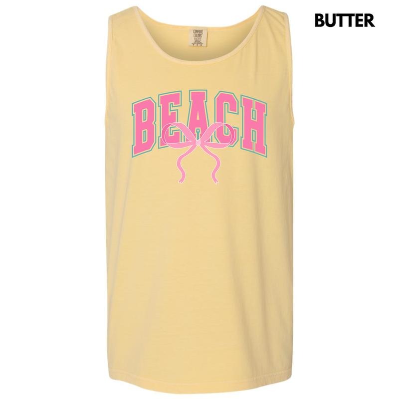 Tank Top - Pink Beach Coquette Comfort Colors Tank Top 'NLB' T-Shirts, Hoodie, Sweatshirt | ZylaModa.com