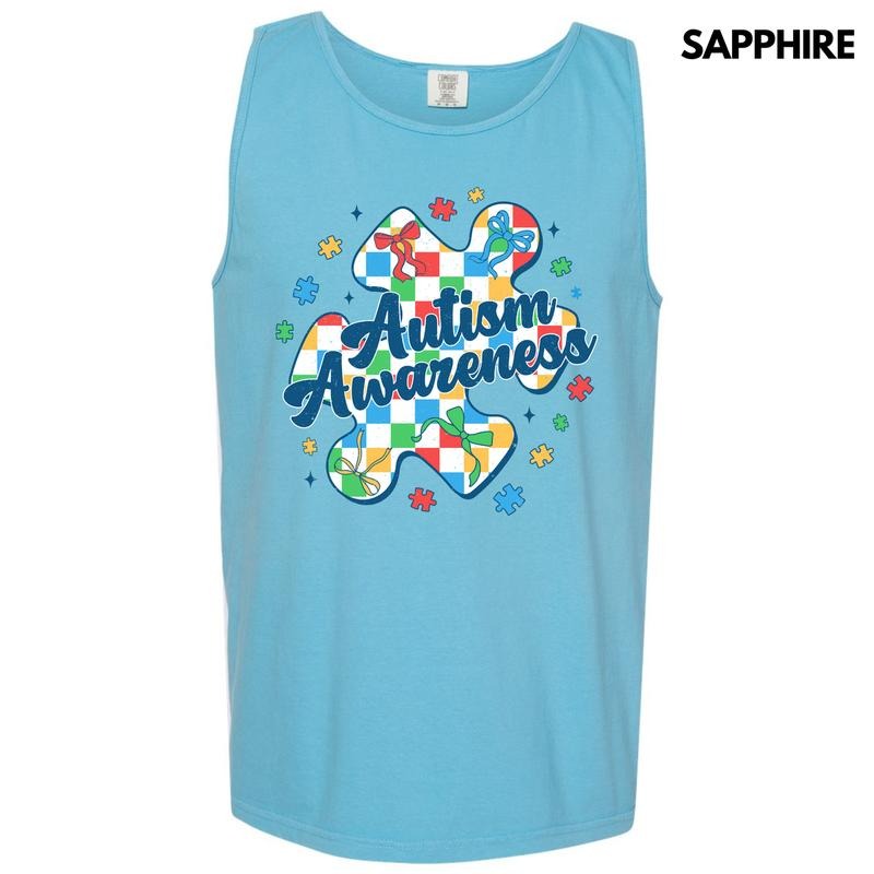 Tank Top -Autism Awareness Comfort Colors Tank Top 'NLB' T-Shirts, Hoodie, Sweatshirt | ZylaModa.com