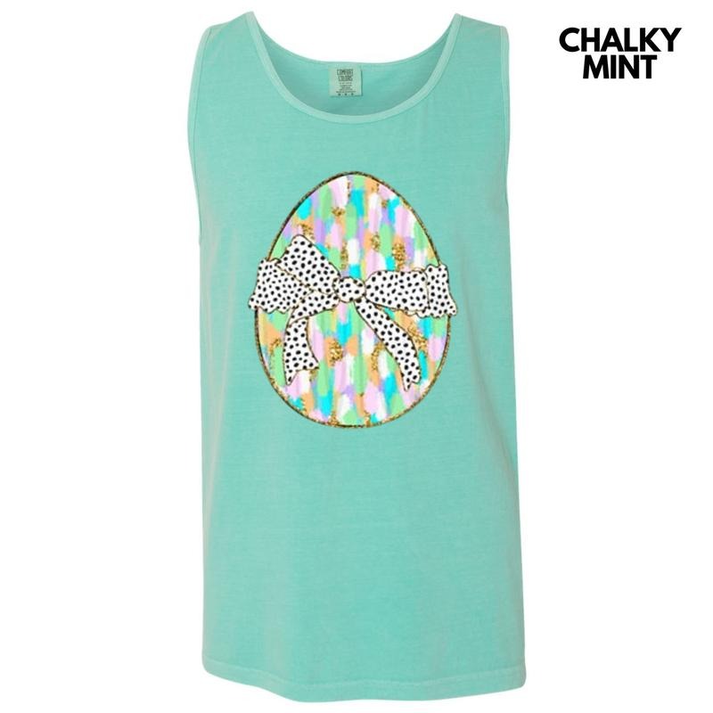 Tank Top -Easter Egg Brushstroke Comfort Colors Tank Top T-Shirts, Hoodie, Sweatshirt | ZylaModa.com