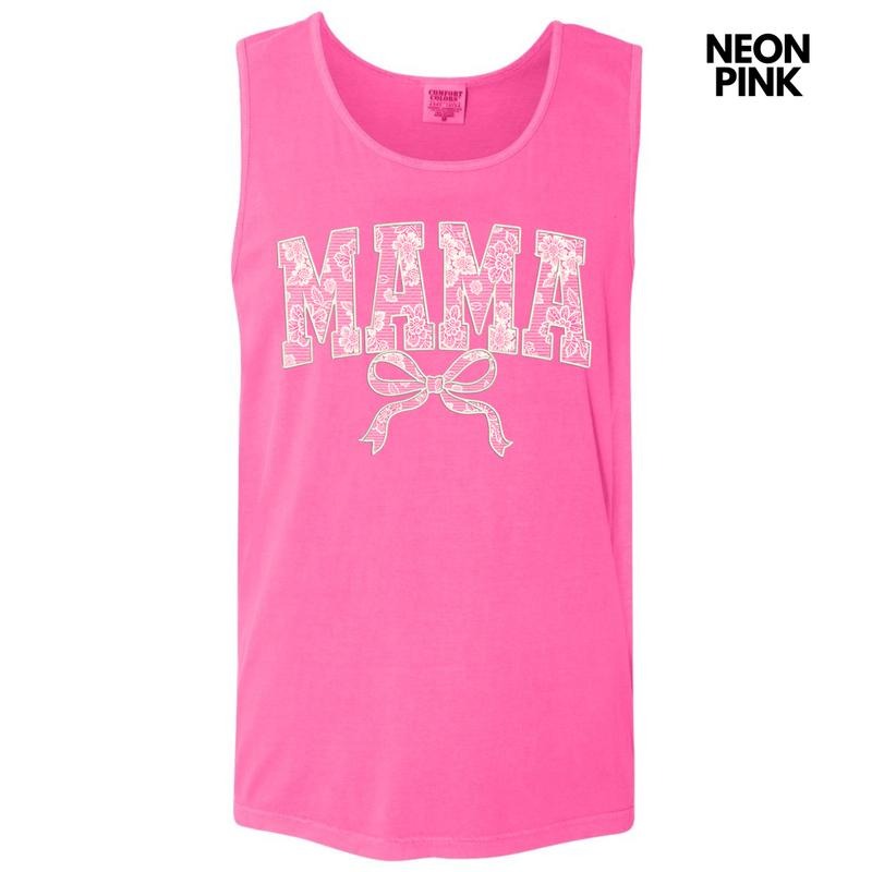 Tank Top -Mama White Lace Coquette Comfort Colors Tank Top 'NLB' T-Shirts, Hoodie, Sweatshirt | ZylaModa.com