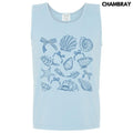 Tank Top -Simple Seashells Comfort Colors Tank Top 'NLB' T-Shirts, Hoodie, Sweatshirt | ZylaModa.com