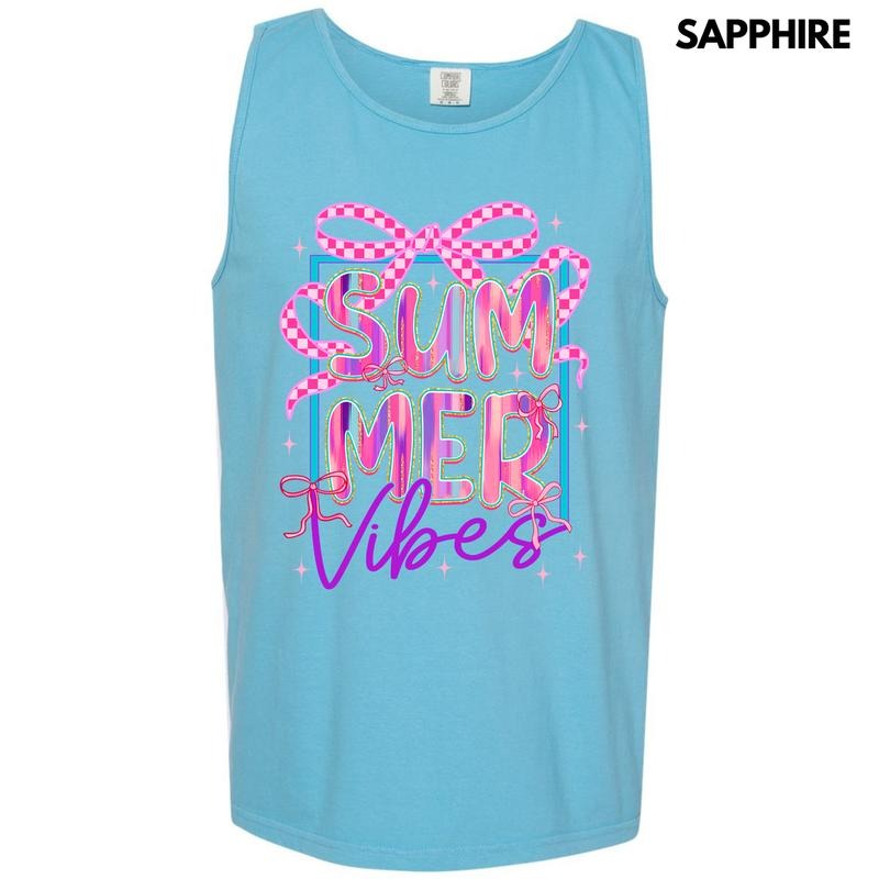 Tank Top -Trendy Summer Vibes Comfort Colors Tank Top 'NLB' T-Shirts, Hoodie, Sweatshirt | ZylaModa.com