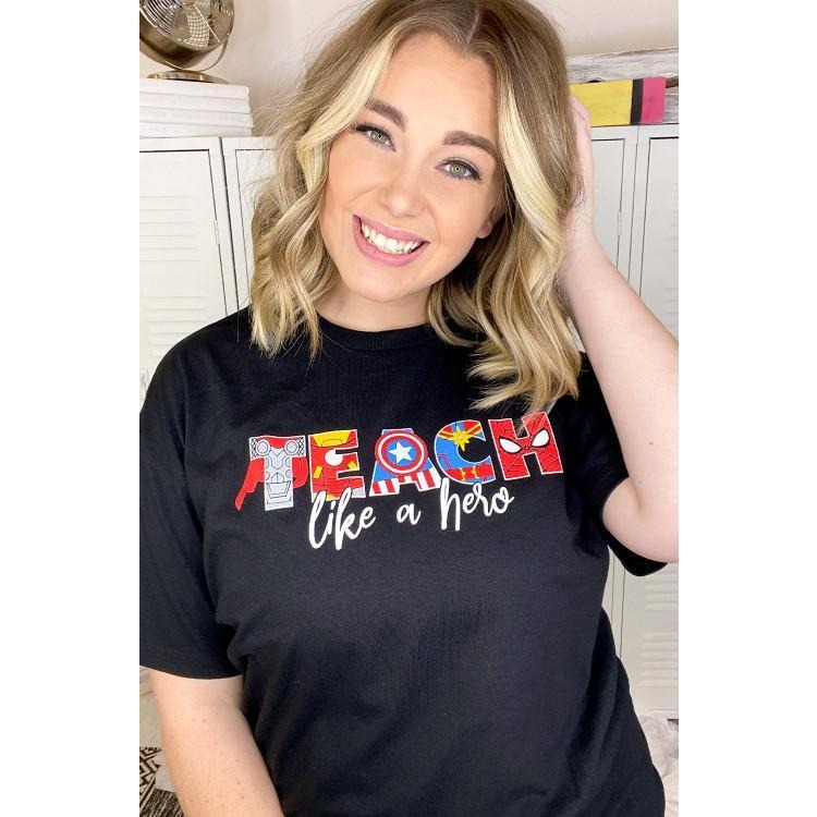 Teach Like a Hero T-Shirt Hoodie, Sweatshirt | ZylaModa.com