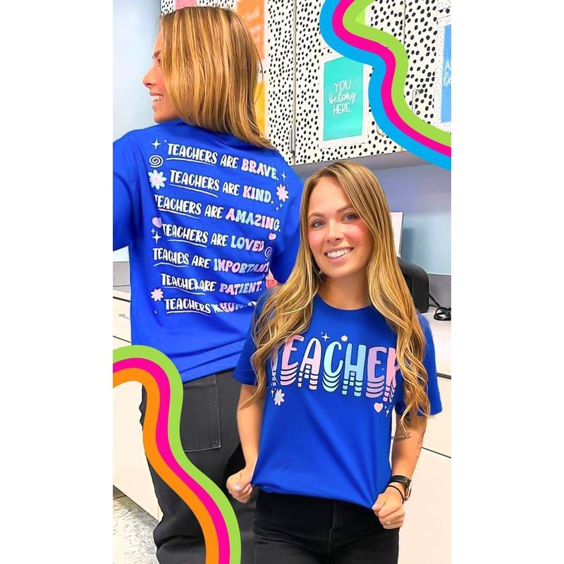 Teacher Affirmation Graphic Shirt Hoodie, Sweatshirt | ZylaModa.com