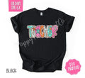 Teacher Doodle Gildan Shirt, Cute Women's Tshirt, Trendy Polka Dot Tee, Gift for Her Hoodie, Sweatshirt | ZylaModa.com