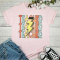 Teacher Lightning Pencil Graphic Tee Hoodie, Sweatshirt | ZylaModa.com
