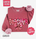 Teacher Valentine Sweatshirt  Comfort Colors, Valentine's Day Women's Crewneck, Cute Women's Sweater T-Shirts, Hoodie