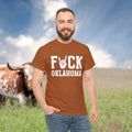 Texas Shirt Fck Oklahoma Shirt Texas Tailgate Apparel Texas Gift Cotton Menswear Hoodie, Sweatshirt | ZylaModa.com
